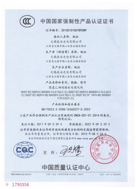 辰安ISO9001認證 
